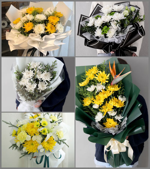 广东梅州市丰顺县留隍镇九河村白事花束代送